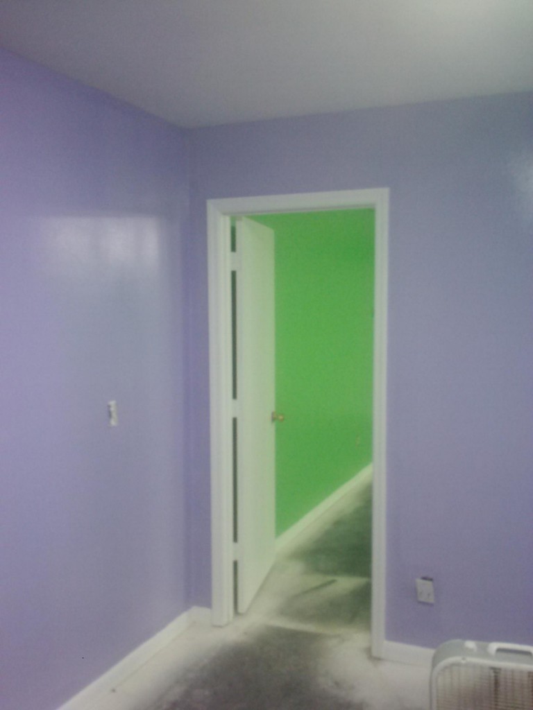 purple walls